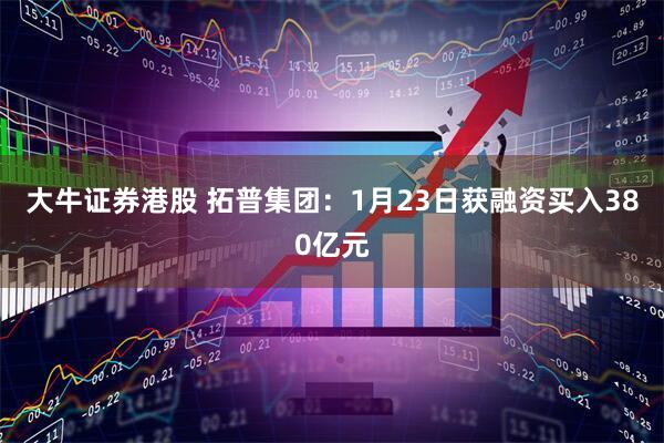 大牛证券港股 拓普集团：1月23日获融资买入380亿元